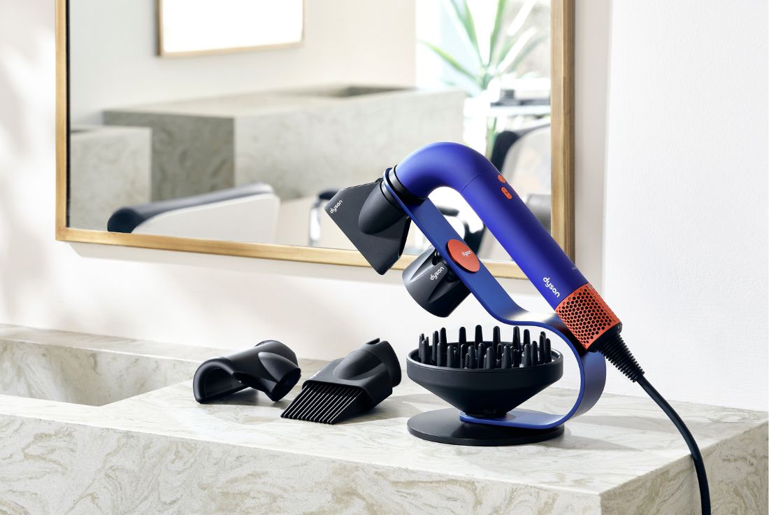 【ジャンク】Dyson Supersonic ヘアドライヤー HD08 青 ロゼ