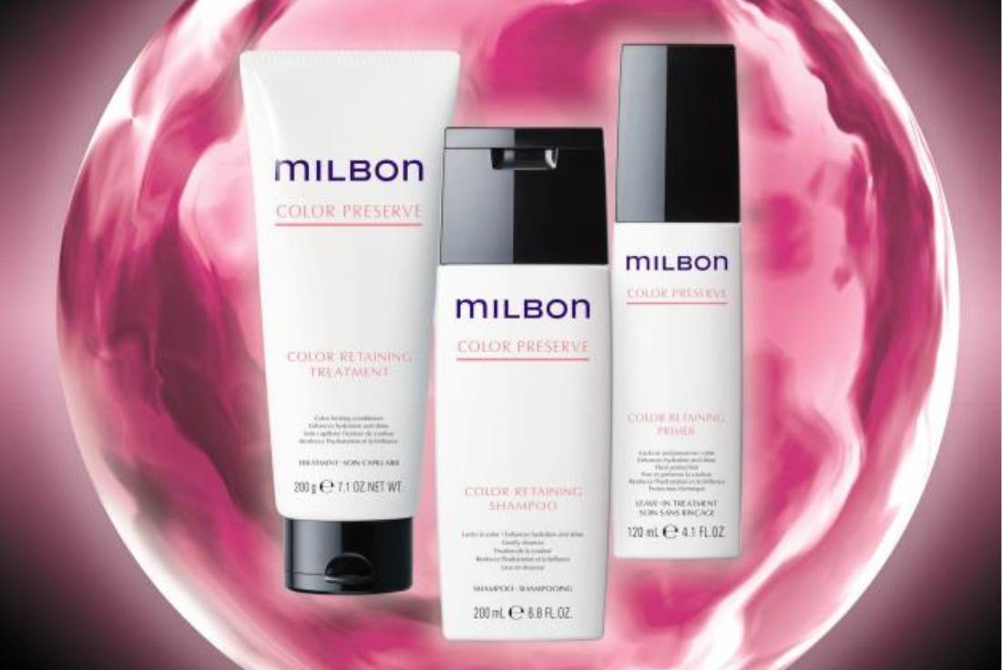 グローバルミルボン　カラープリザーブ　カラーリテイニング　プライマー　カラーケア グローバルヘアケアブランド\u201cmilbon\u201dから、サロンカラー直後の美しい髪
