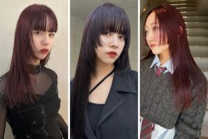【ブリーチなしでOK】ダークレッドの髪色【10選】韓国で話題の“暗め”カラー