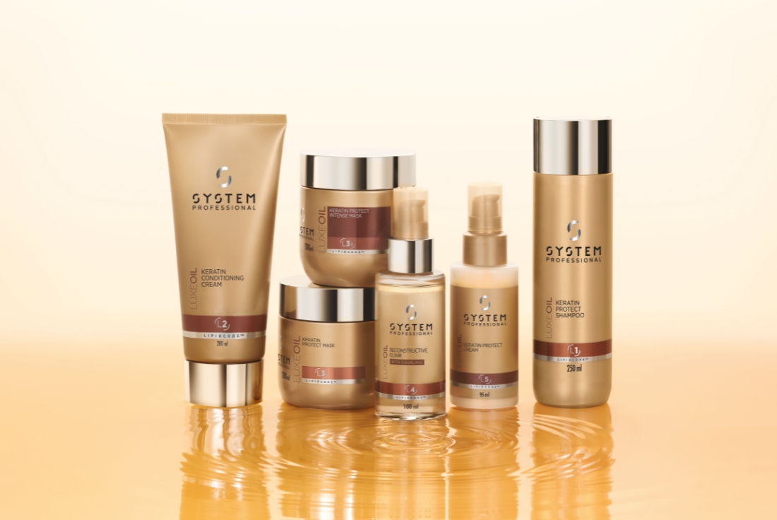 【ウエラ　システム】リュクス　シャンプー　& ケラチンプロテクトクリーム　セット sys.jpg