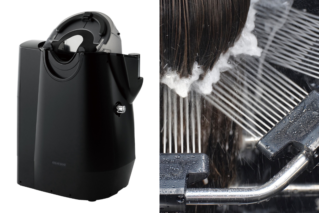 タカラベルモントから自動シャンプー機に新モデル 新水流技術でカラー