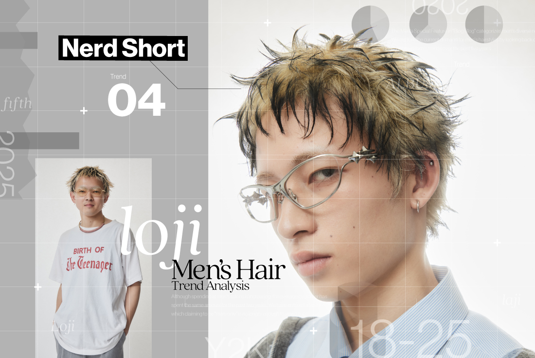 スパイキーショートの未来形「ナードショート」。〈loji〉マツウラショウゴ