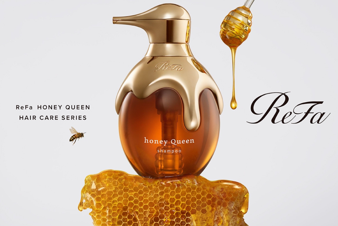 リファが女王蜂ローヤルゼリー配合の新ヘアケア「ハニークイーン」を